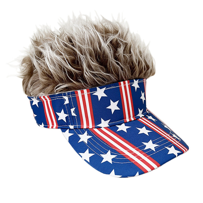 Cap de baseball 250e anniversaire de simulation Cap de baseball synthétique court Cap de baseball Spiked