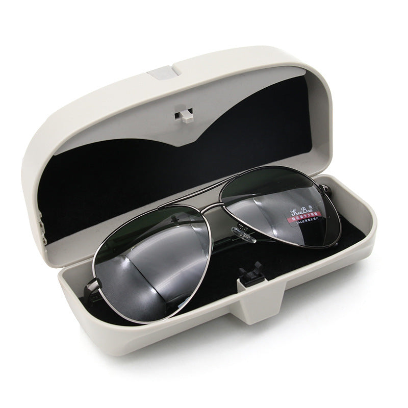 Voiture lunettes étui voiture soleil visor billet verres clip