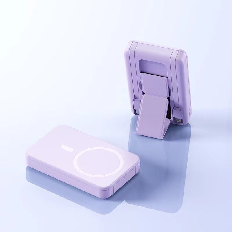 Magsafe de banque d'alimentation sans fil magnétique avec câble