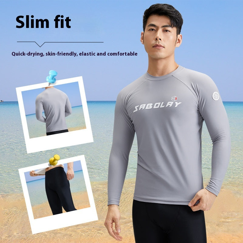 Maillot de bain pour hommes Split résistant au soleil et respirant