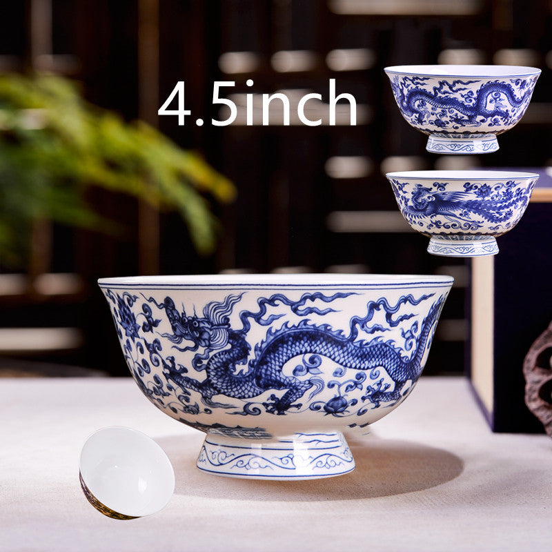 Bols de nouilles domestiques Os de céramique Chine pour manger