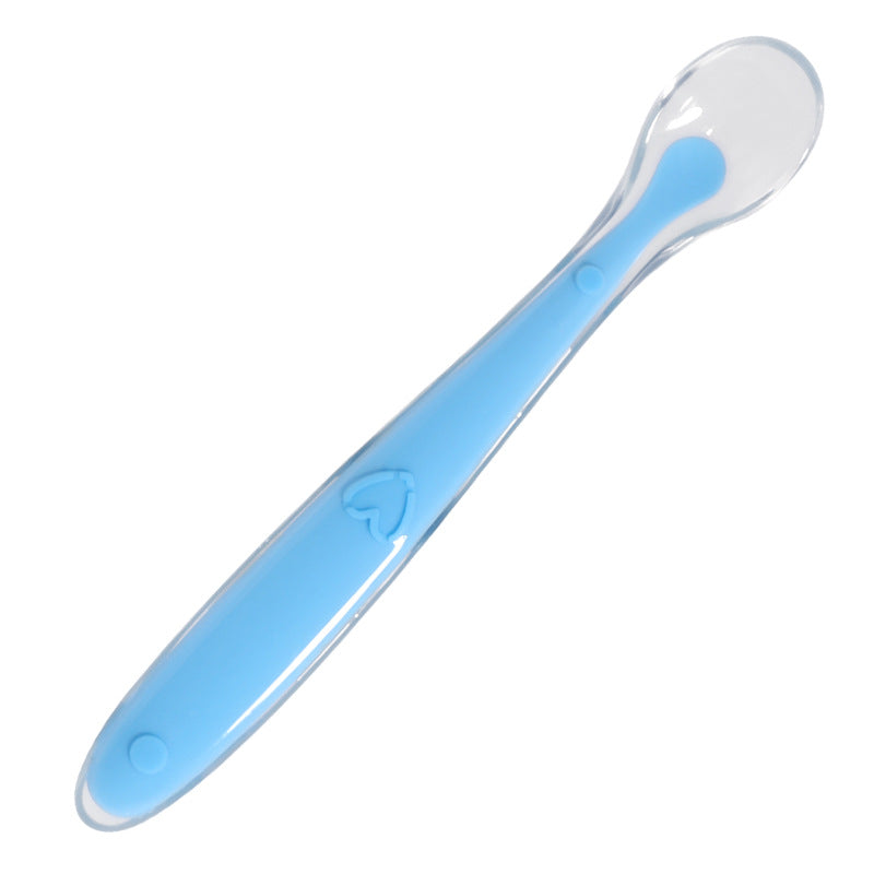 Baby Spoon Silicone avec soupe pour la formation