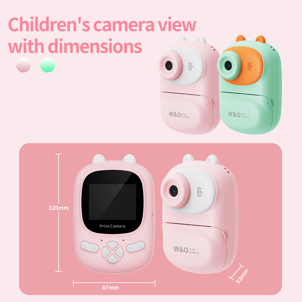 Q2 Caméra pour enfants Polaroid Caméra numérique HD portable