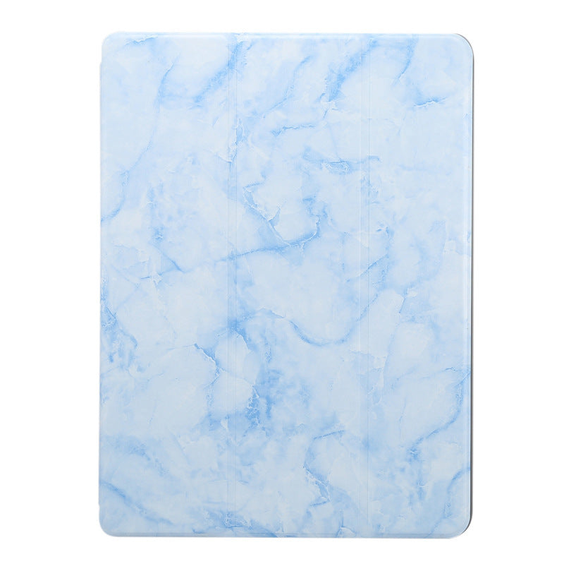 9 Tri-fold Marbling avec stylo logement d'avion de fente