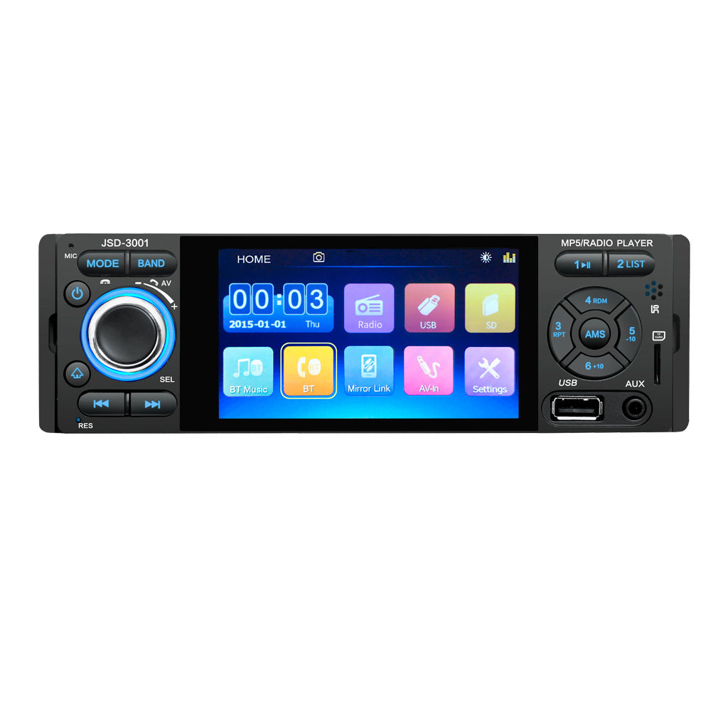 4.1 pouce écran tactile capacitif bluetooth voiture