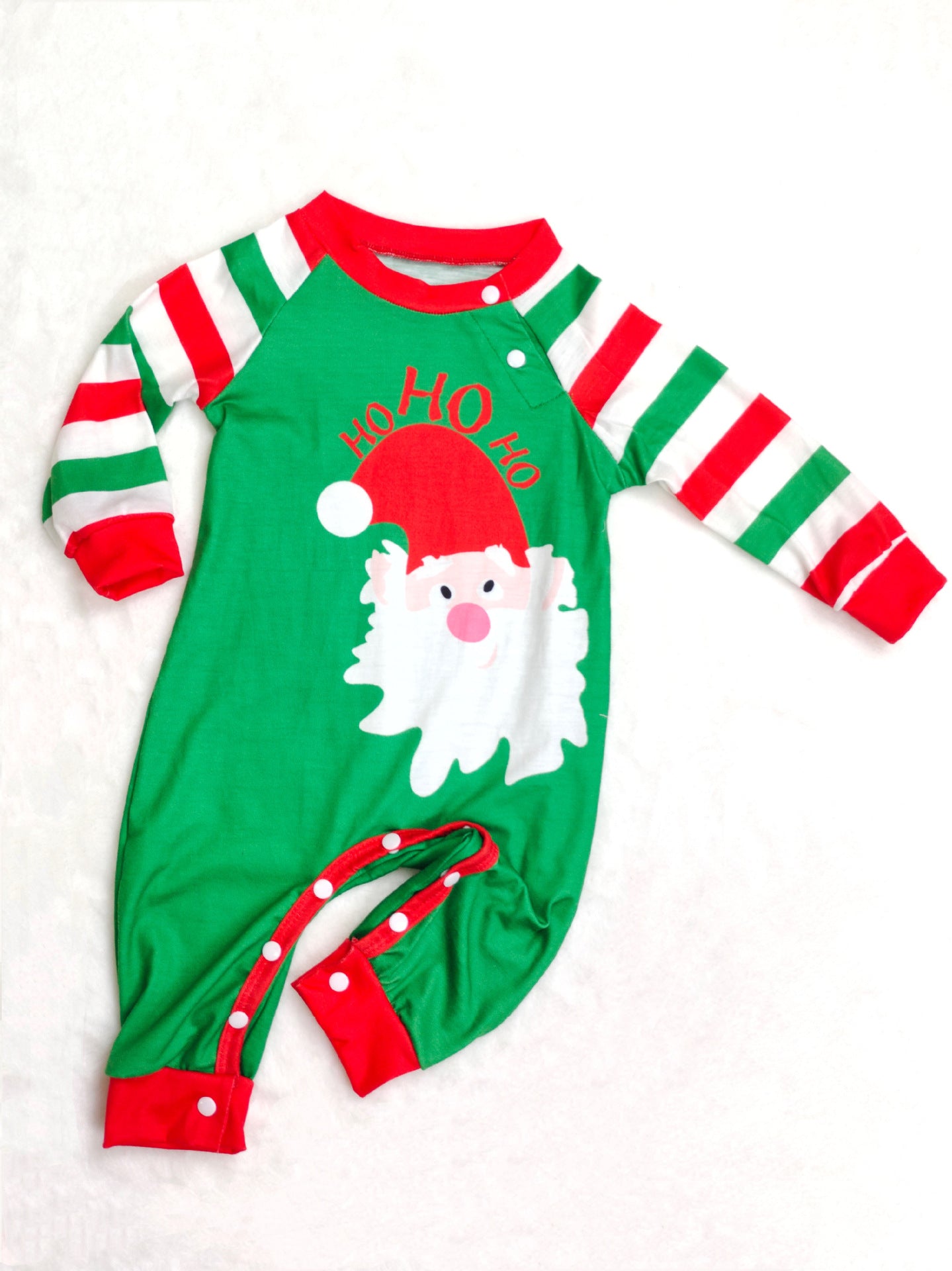 Vieux homme rayé de Noël soins à domicile Pajamas