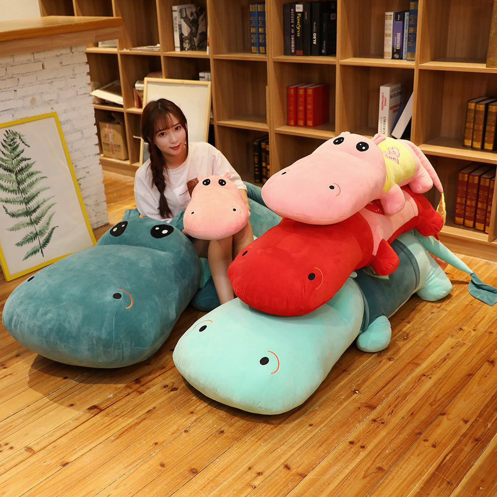 Jouet en peluche longue en forme d'oreiller