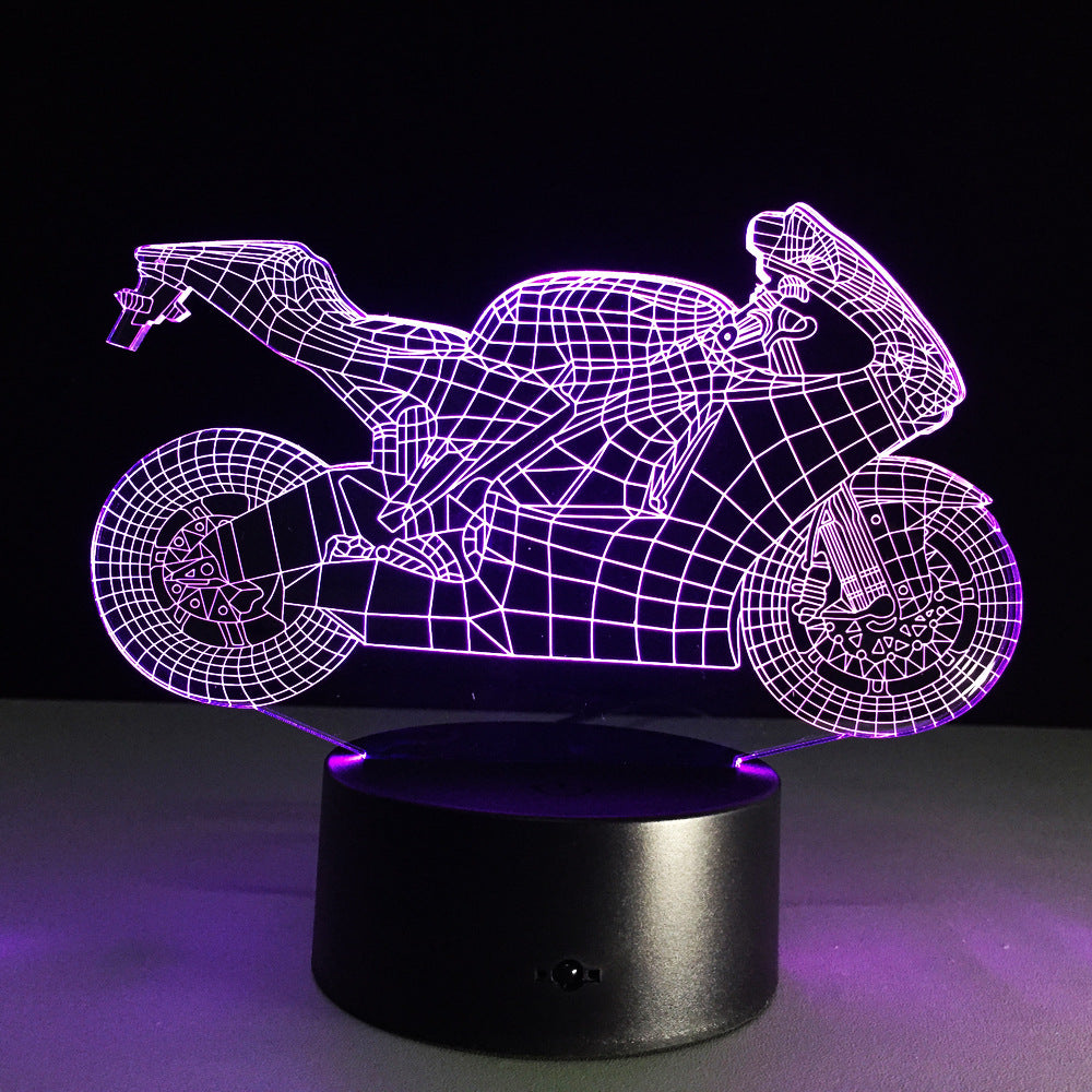 Lampe de bureau led de moto