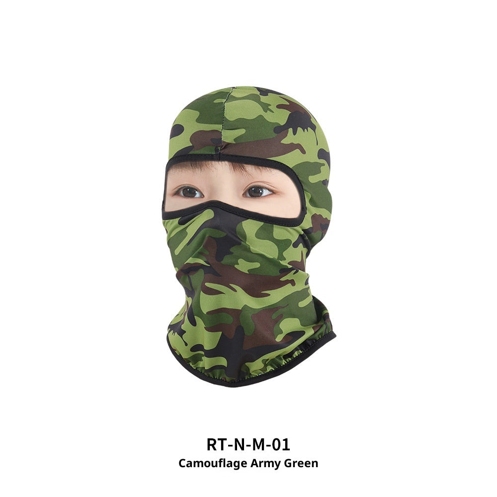 Masque extérieur coupe-vent et protection solaire pour les enfants