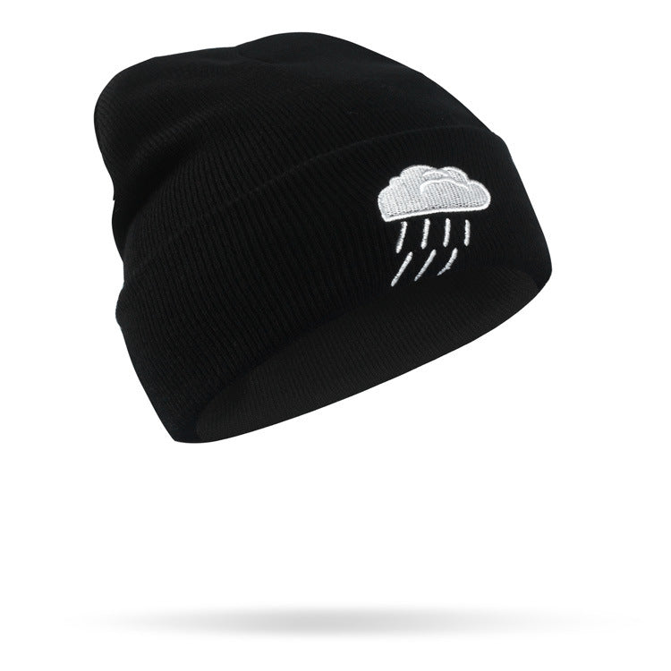 Mode Fashionmonger Hip Hop Woolen Cap Créatif temps Broderie Chapeau tricoté