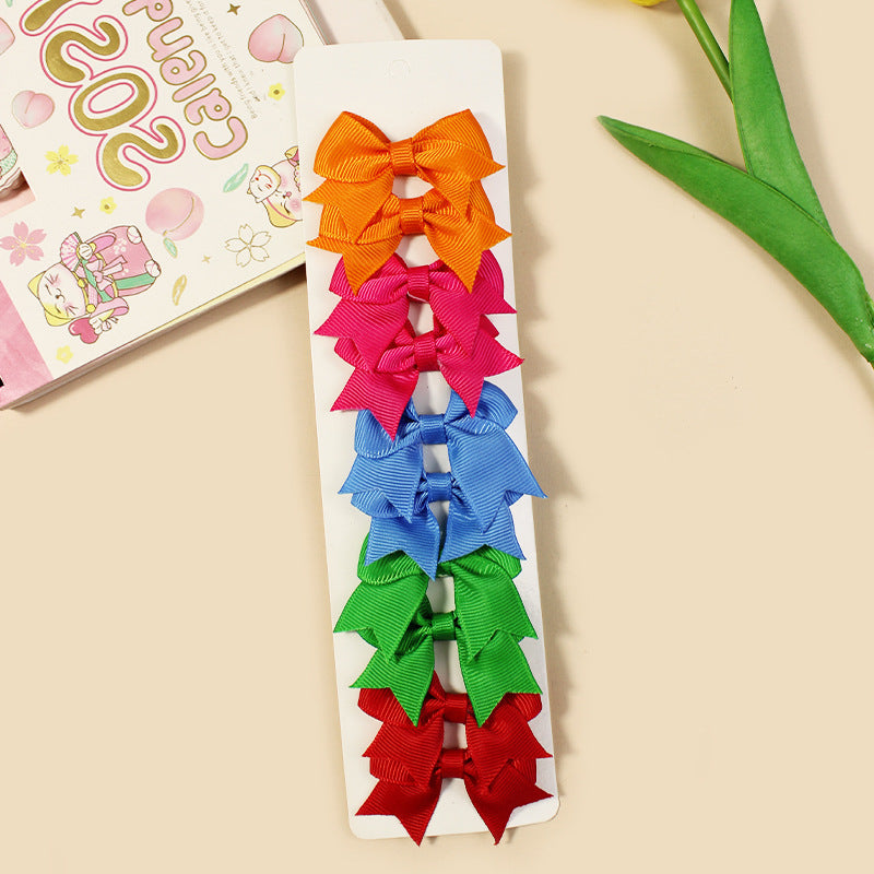 Vêtements de tête pour bébés Cheveux épingles Ornements pour enfants Bow Accessoires pour femmes