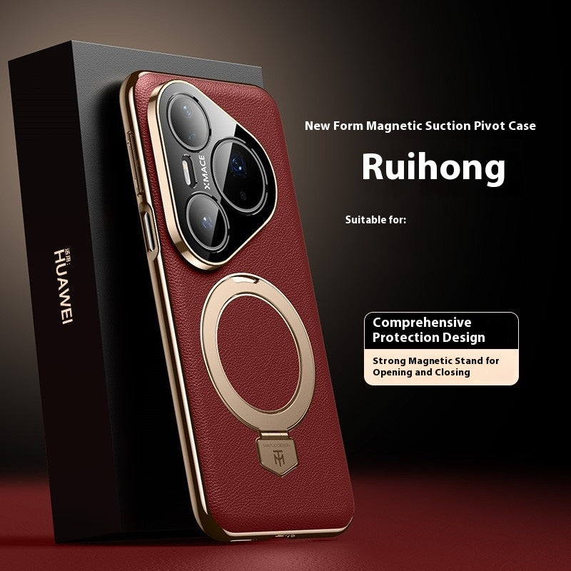 Coque de téléphone rotative magnétique