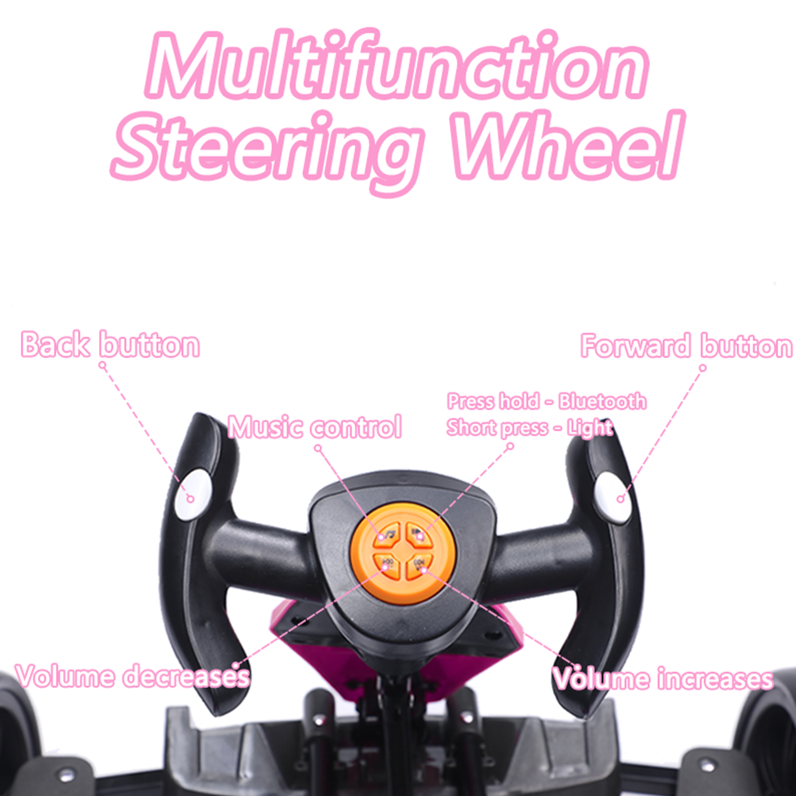12V Pédale électrique pour enfants Go Kart