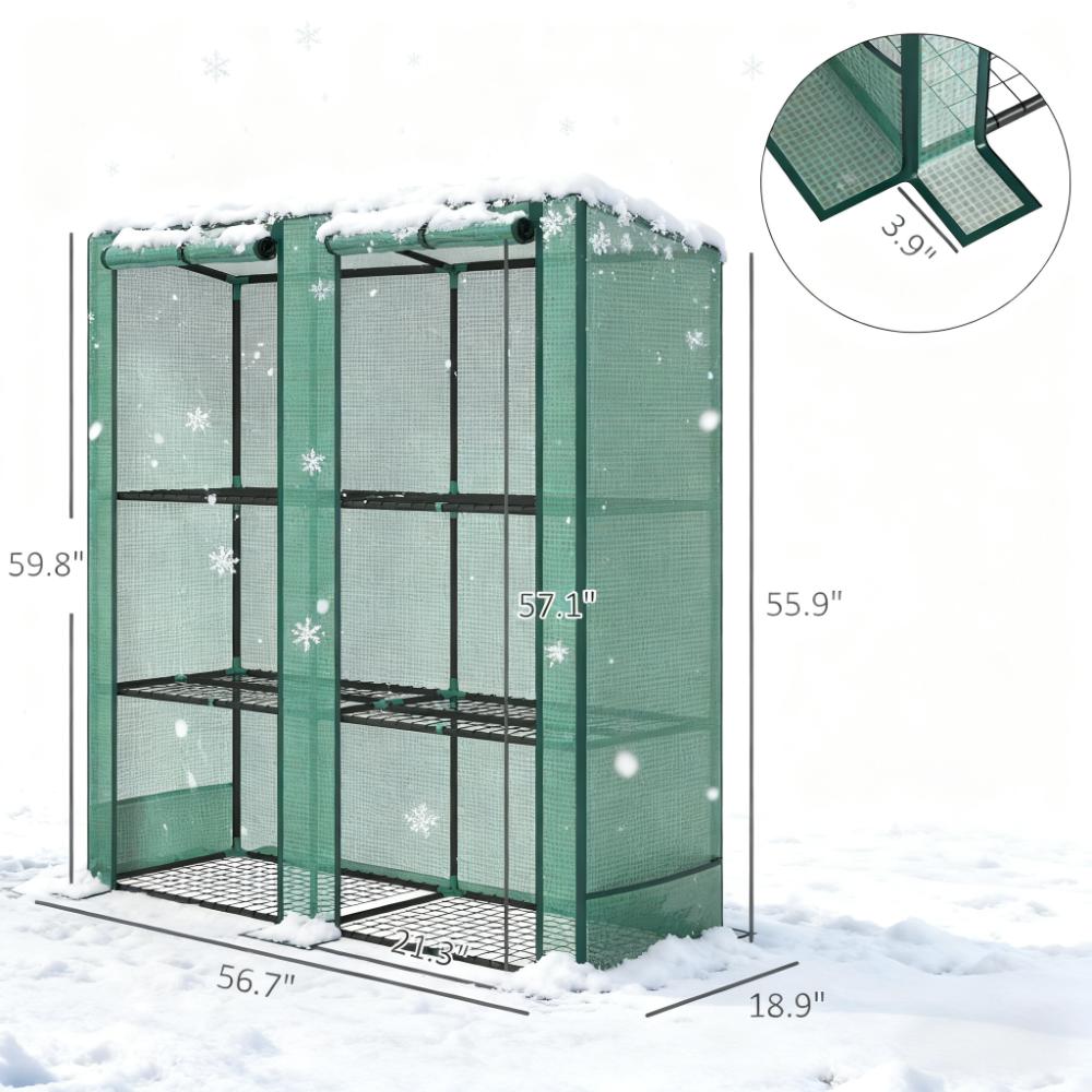 Greenhouse portable à gaz à effet de serreb