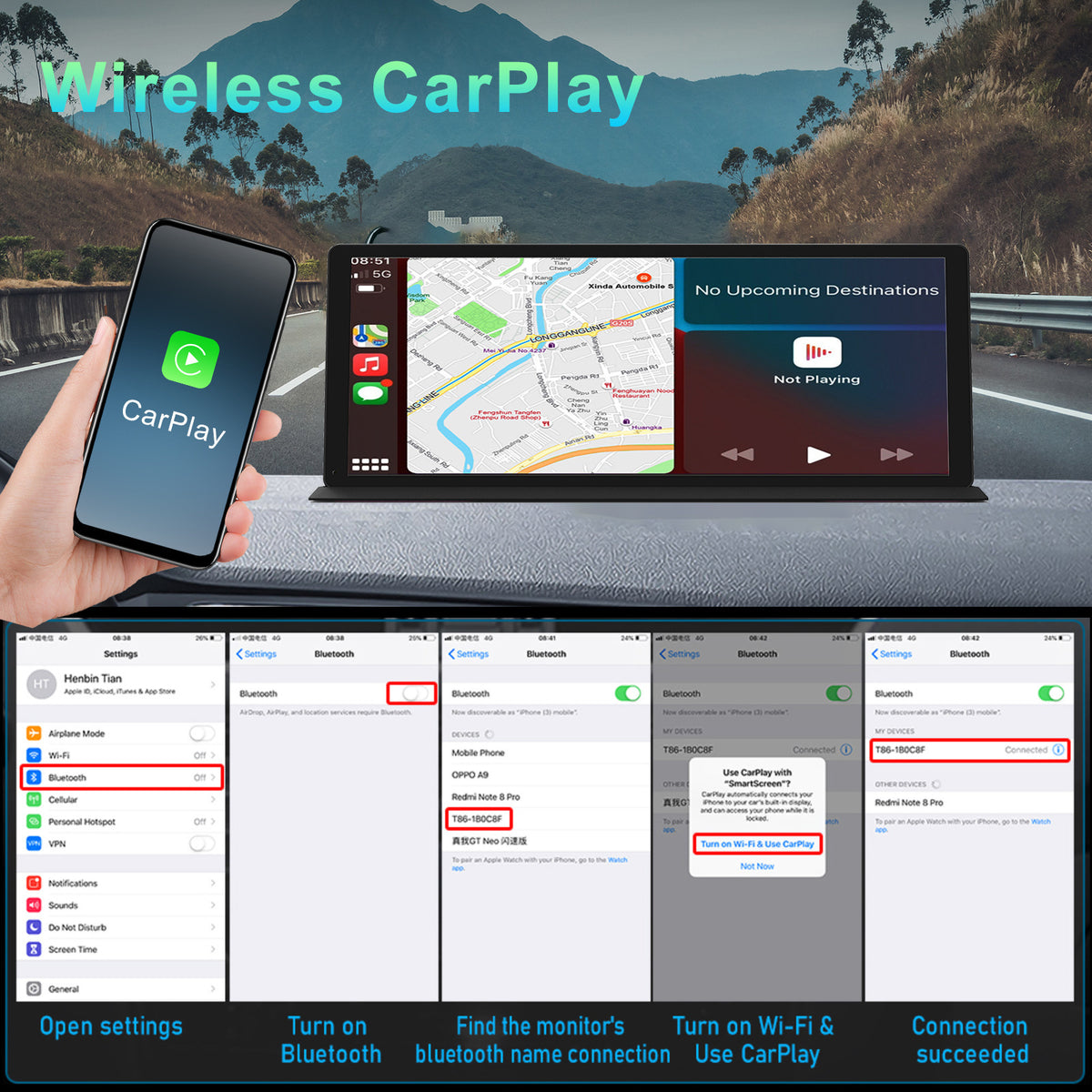 11.3-inch Large Screen Console Dashcam
