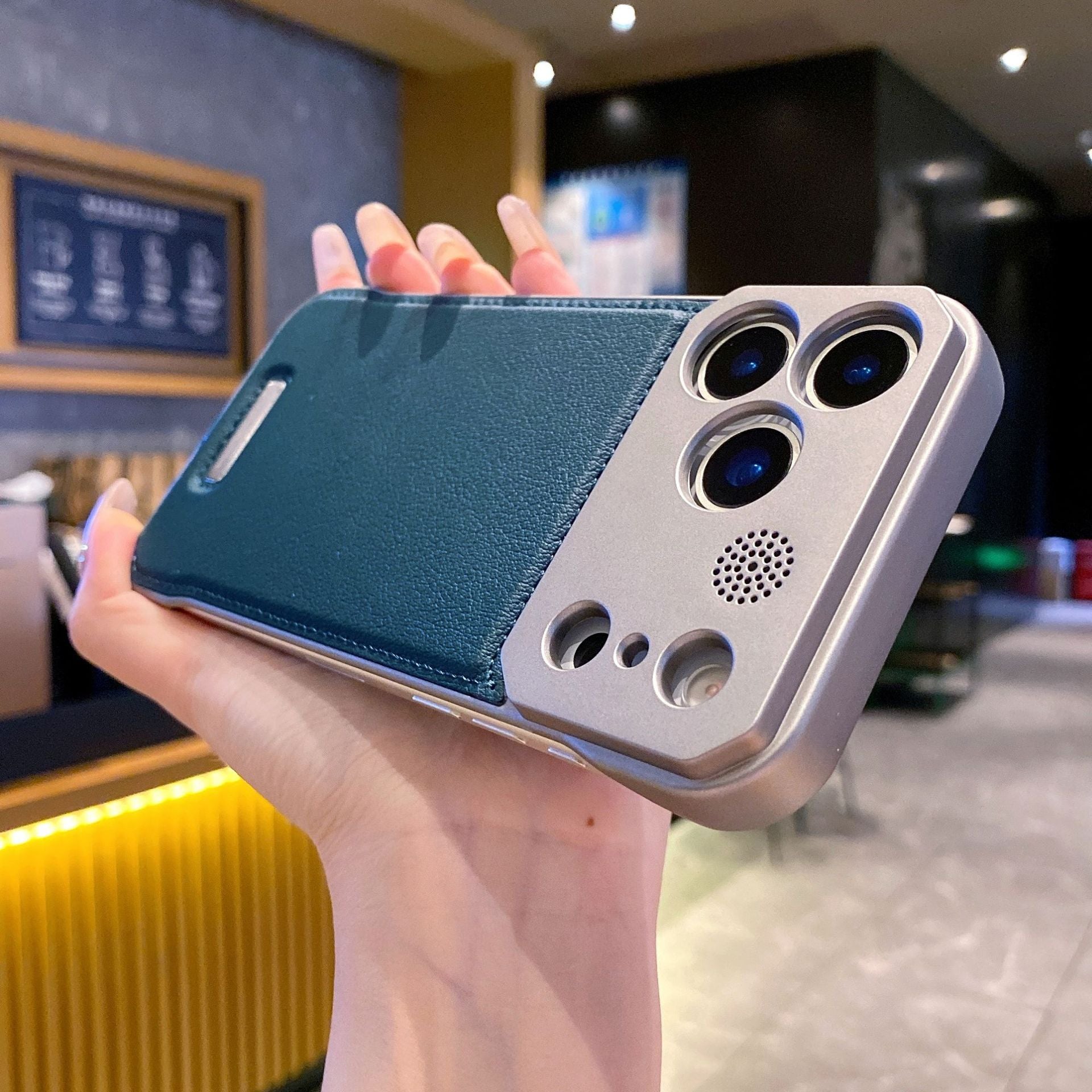 Convient pour téléphone cas Aromathérapie cuir
