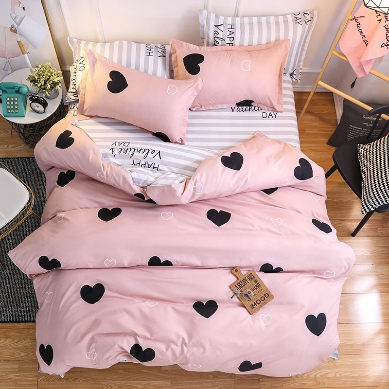 BETTY - MOOI BEDLANNEN SET VAN 4 DELEN