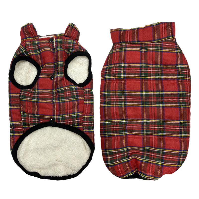 Manteau de chien d'hiver Chèvre doublée d'eau Veste coupe-vent