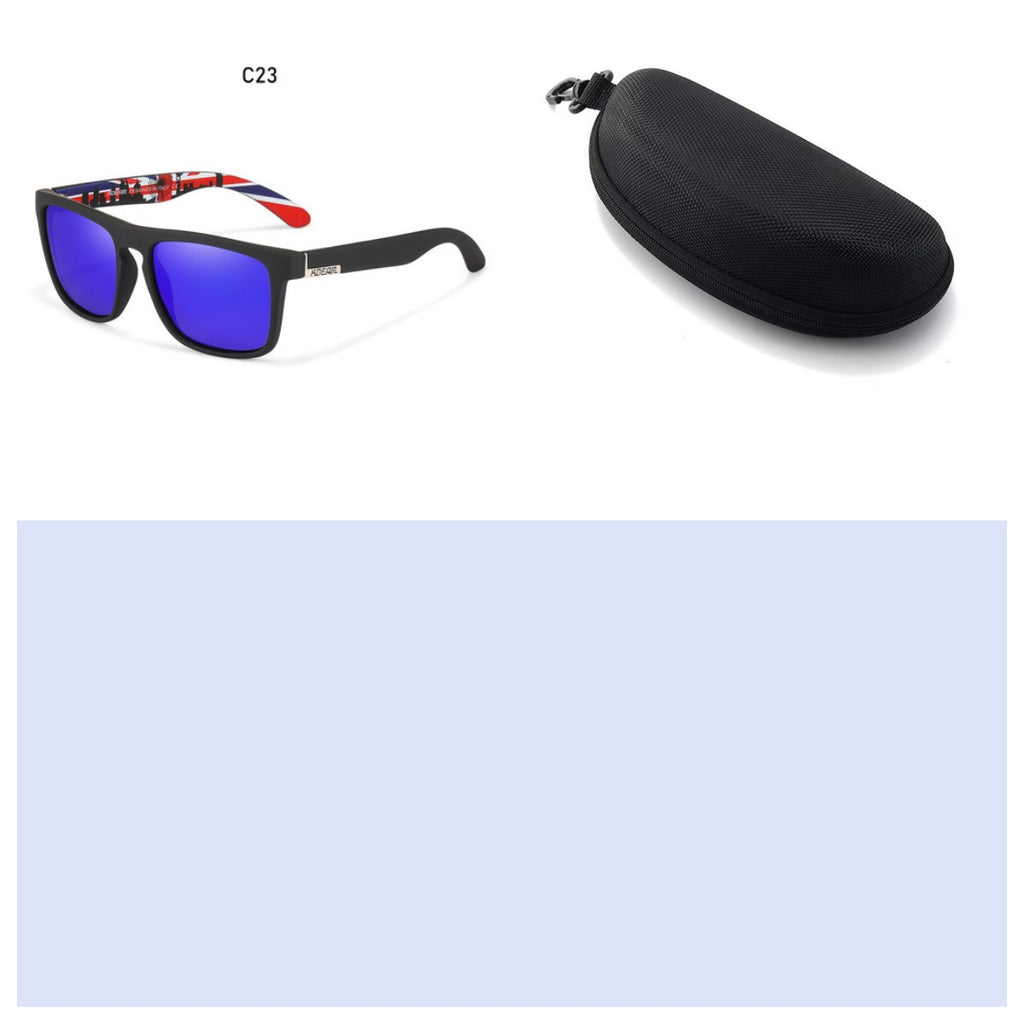 Boite Lunettes de soleil de conduite colorées Lunettes de soleil de sport polarisé pour hommes