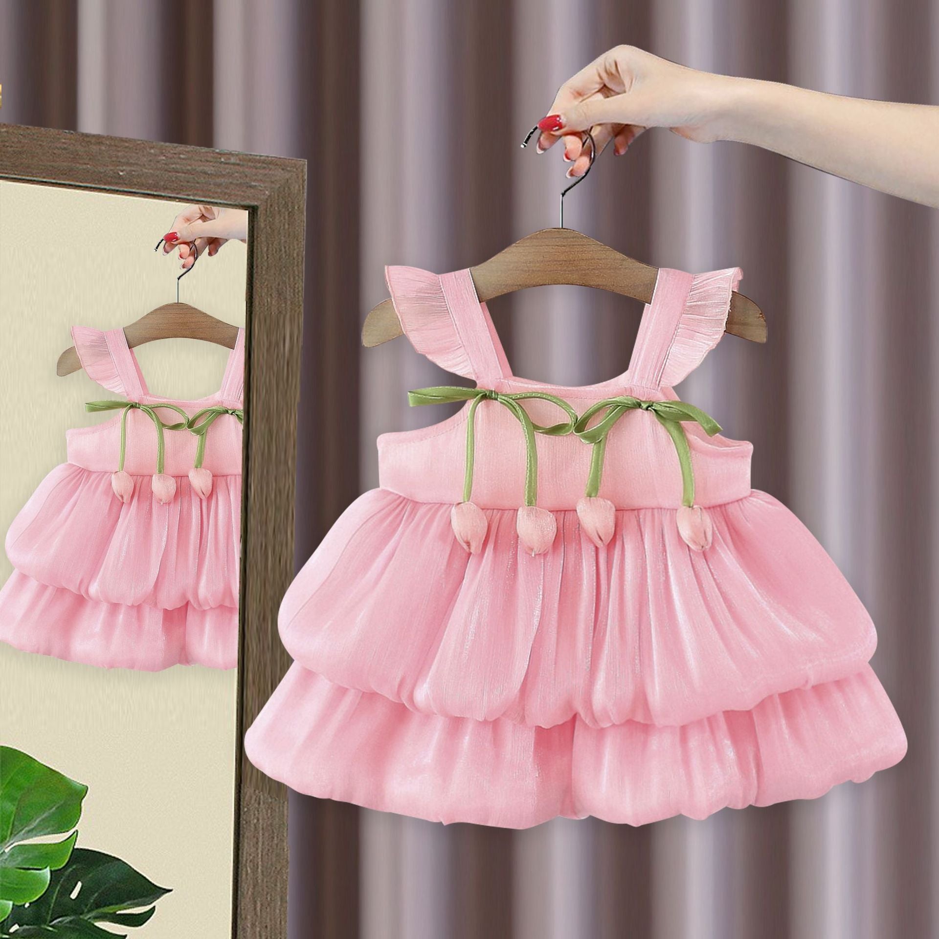 Robe princesse douce de style coréen pour enfants