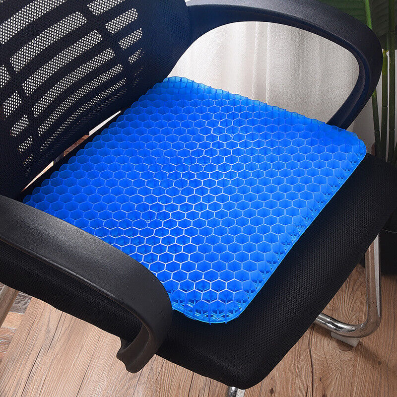 Honeycomb Respirant Gel Siège Refroidissement Refroidissement Double épais Oeuf tapis assis