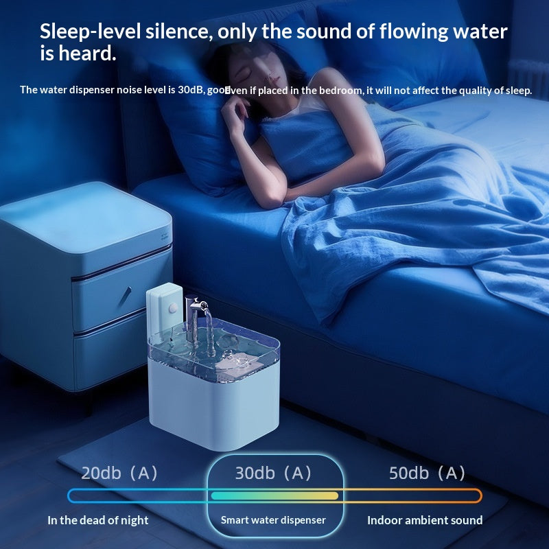 Fontaine d'eau pour animaux filtrant automatique