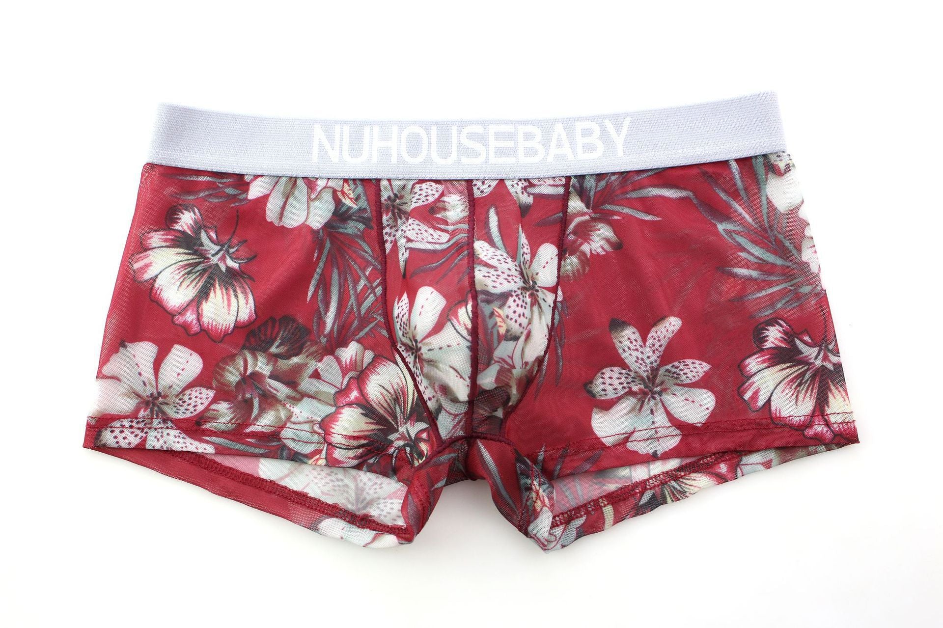 Sous-vêtements Hommes Sexy Boxer Personnalité Mesh Imprimé Short