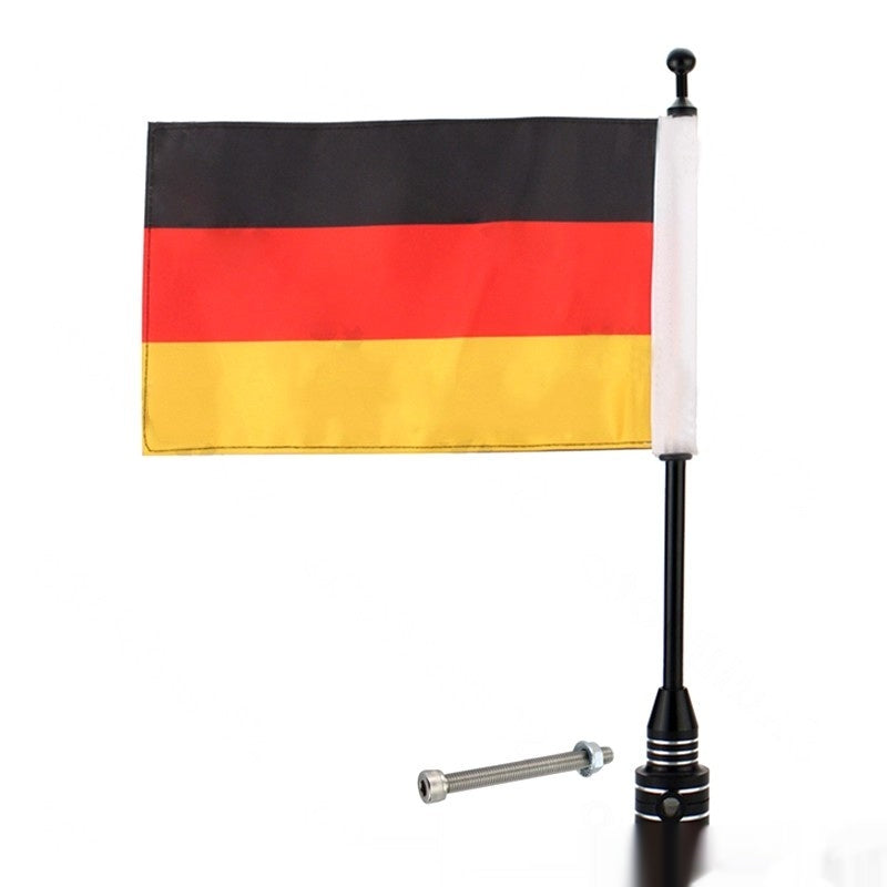Boîte latérale Bumper Parcelle ou sac à bagages Flagpole