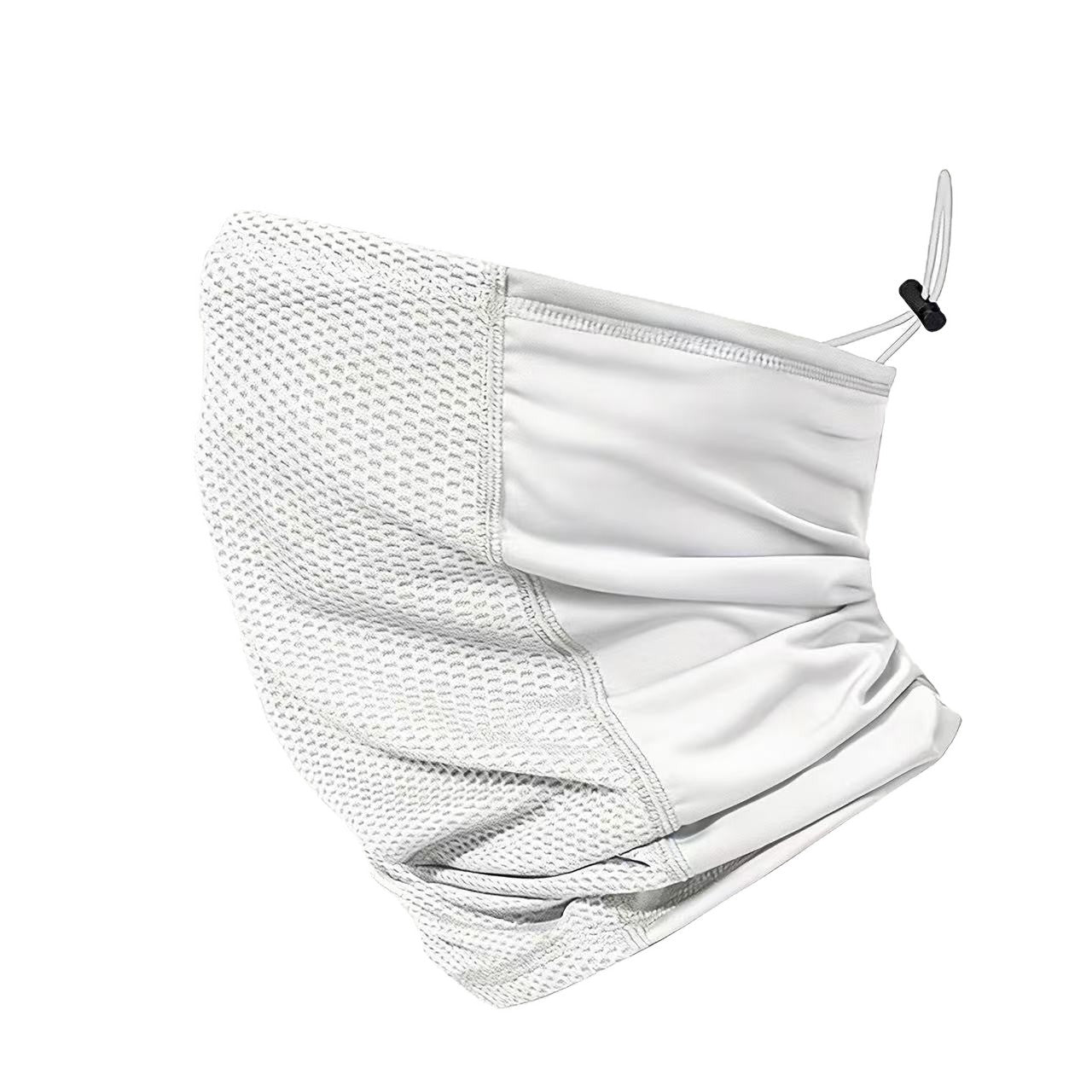 Masque visage en boucle d'oreille respirant en soie de glace