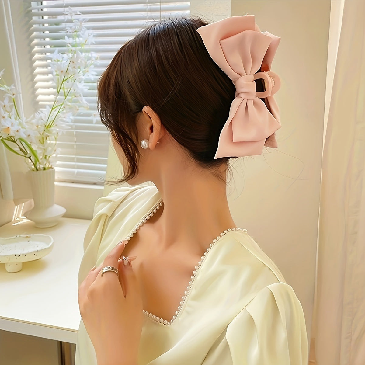 Ultra-fairy Grande Bow Princesse Clip cheveux pour les femmes
