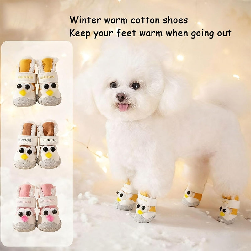 Chaussures d'automne et de chien d'hiver