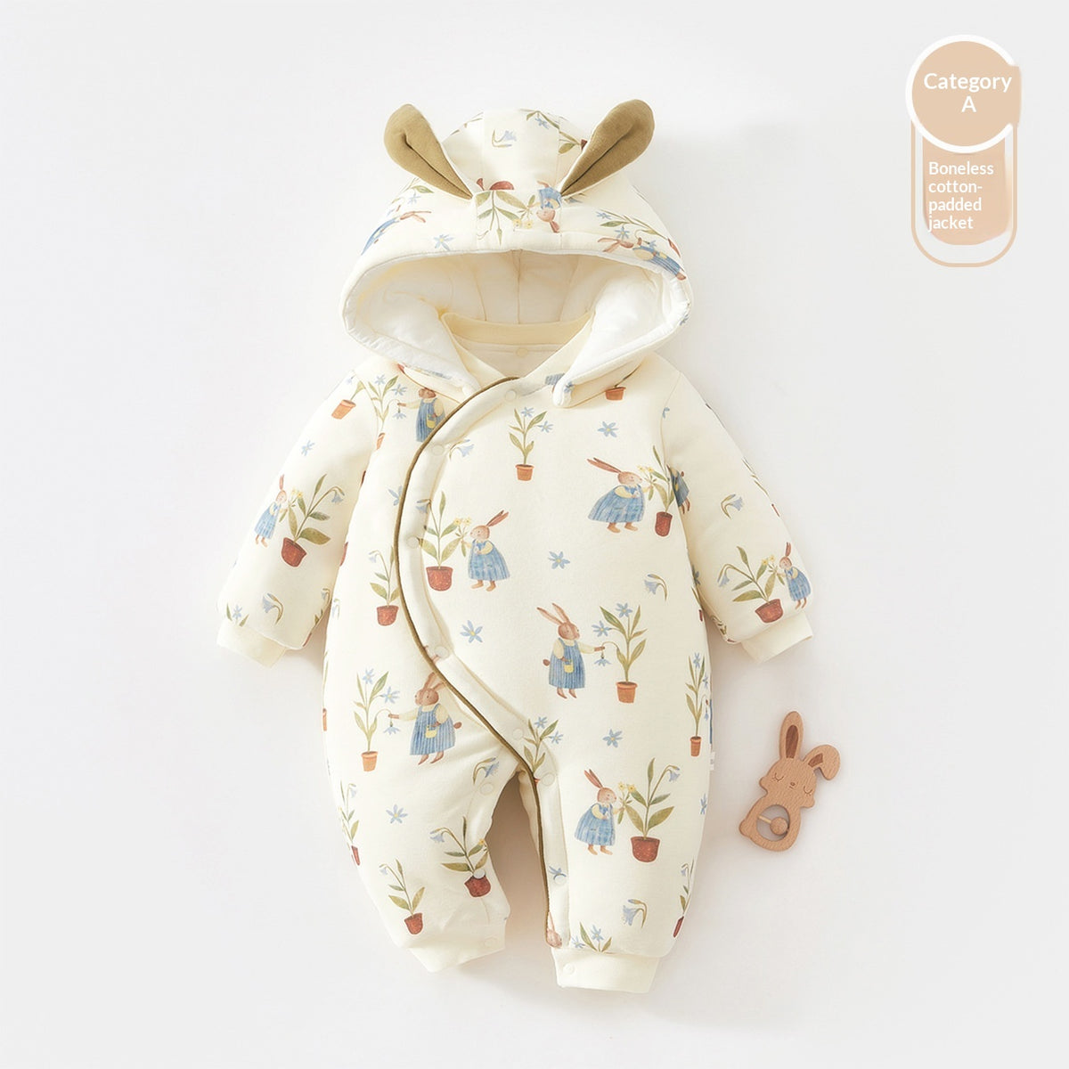 Les années épaisses Jour Onesie avec un capot pour l'usure extérieure