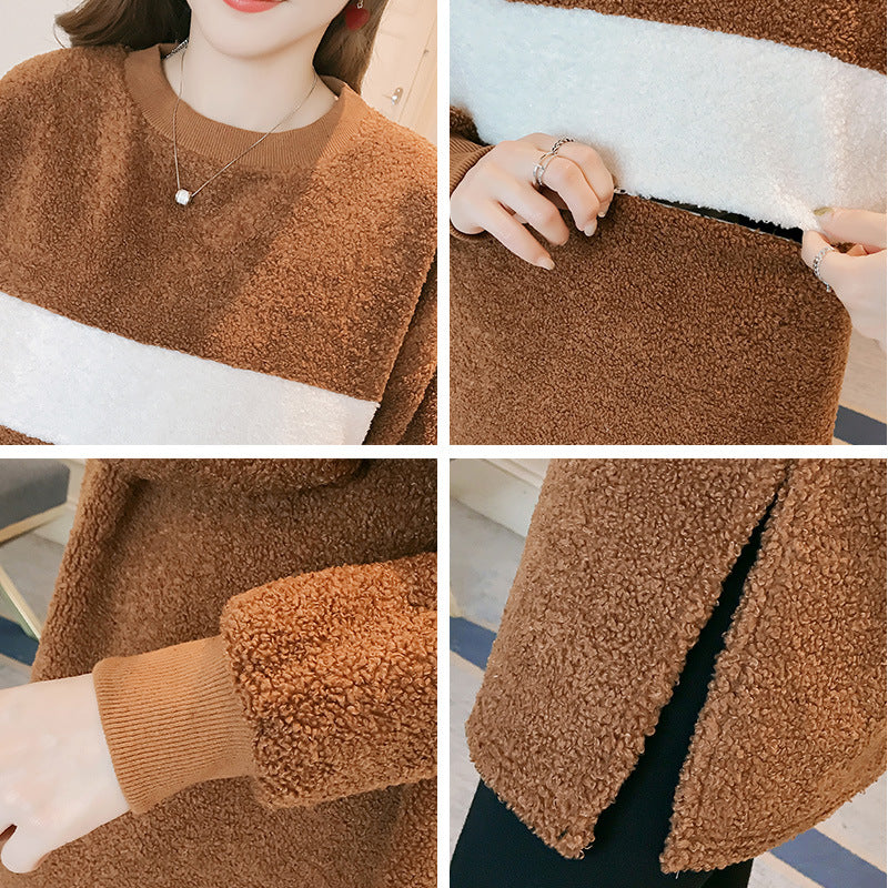 Robe d'allaitement en peluche