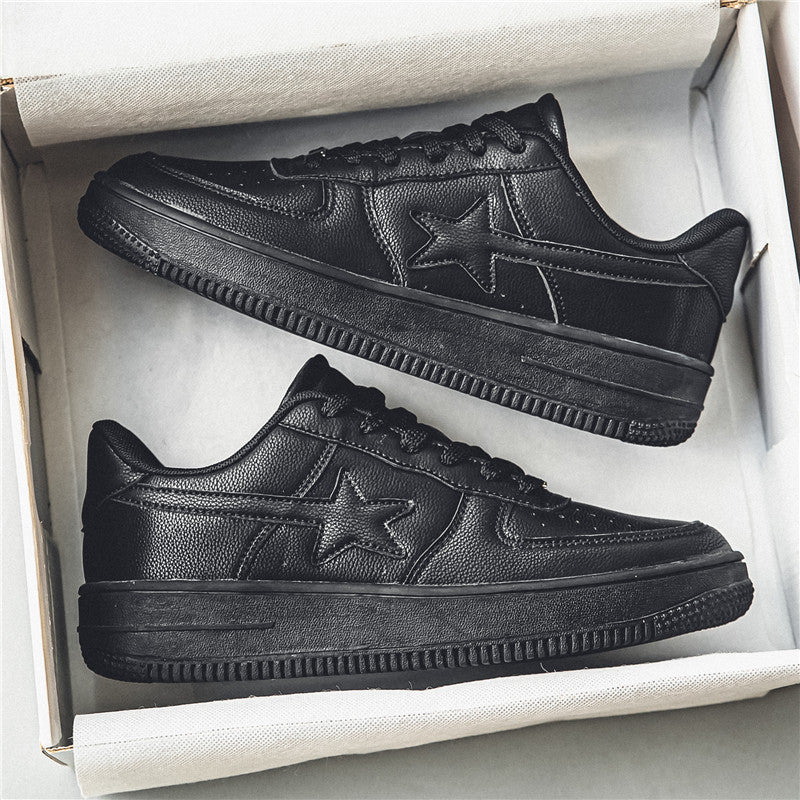 Sneakers casual blanc épais pour les hommes