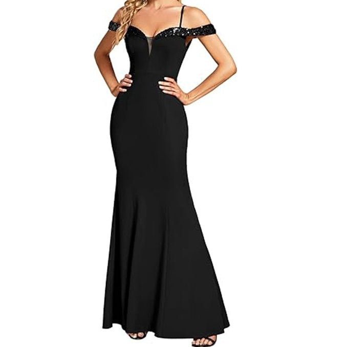 Vêtements pour femmes Robe longue de soirée en écharpe