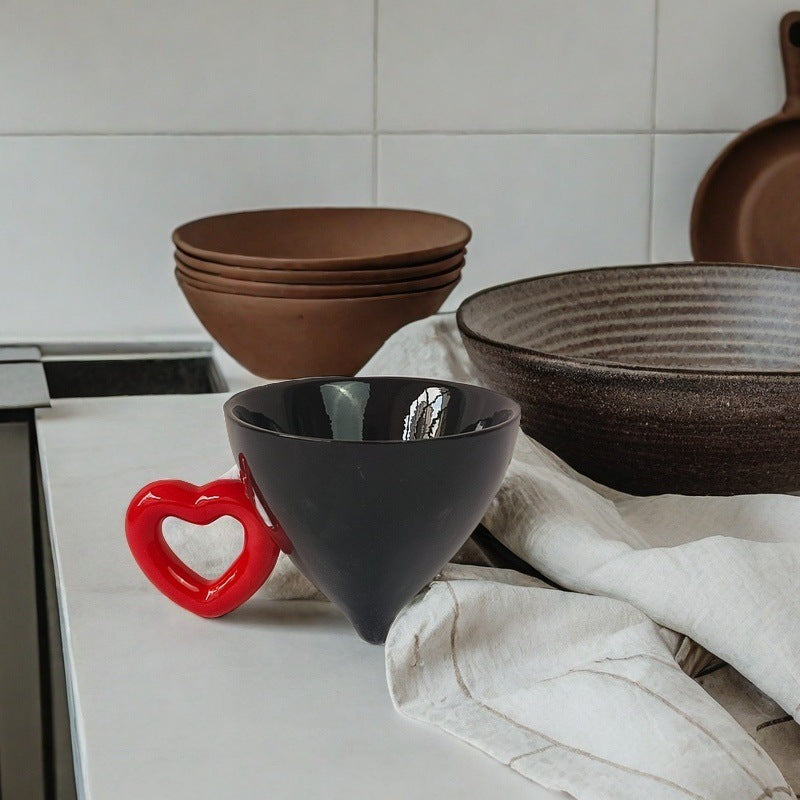 Mug en céramique Coupe à dîner conique