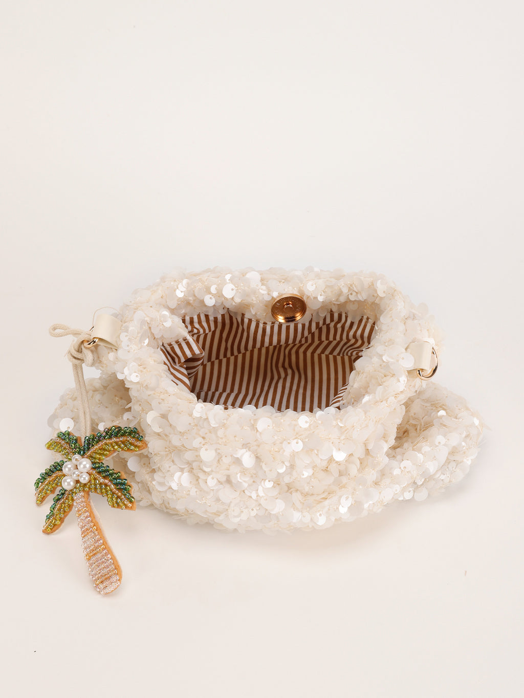 Sequin Coconut Tree Pendentif Sac de corps d'épaule