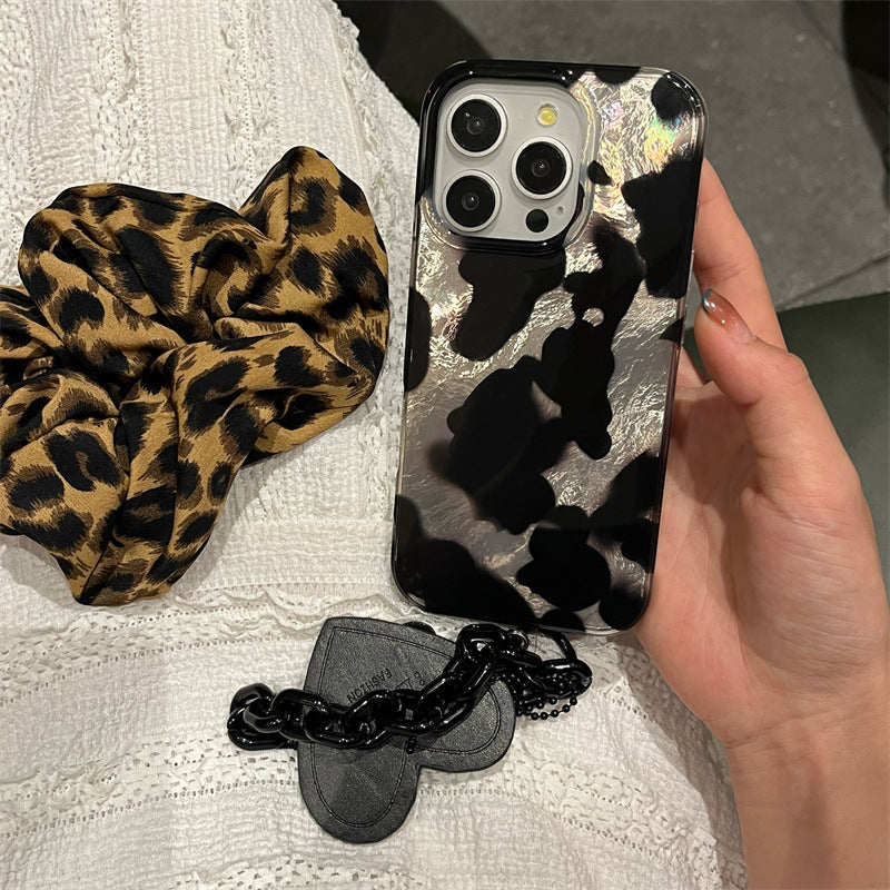 Cold Wind Black Splash Enk Patch Téléphone Case