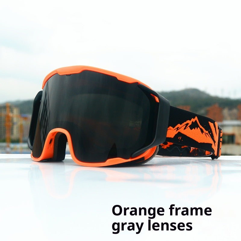 Gants de ski Double couche Anti-fog Plein Real Film Gants de ski