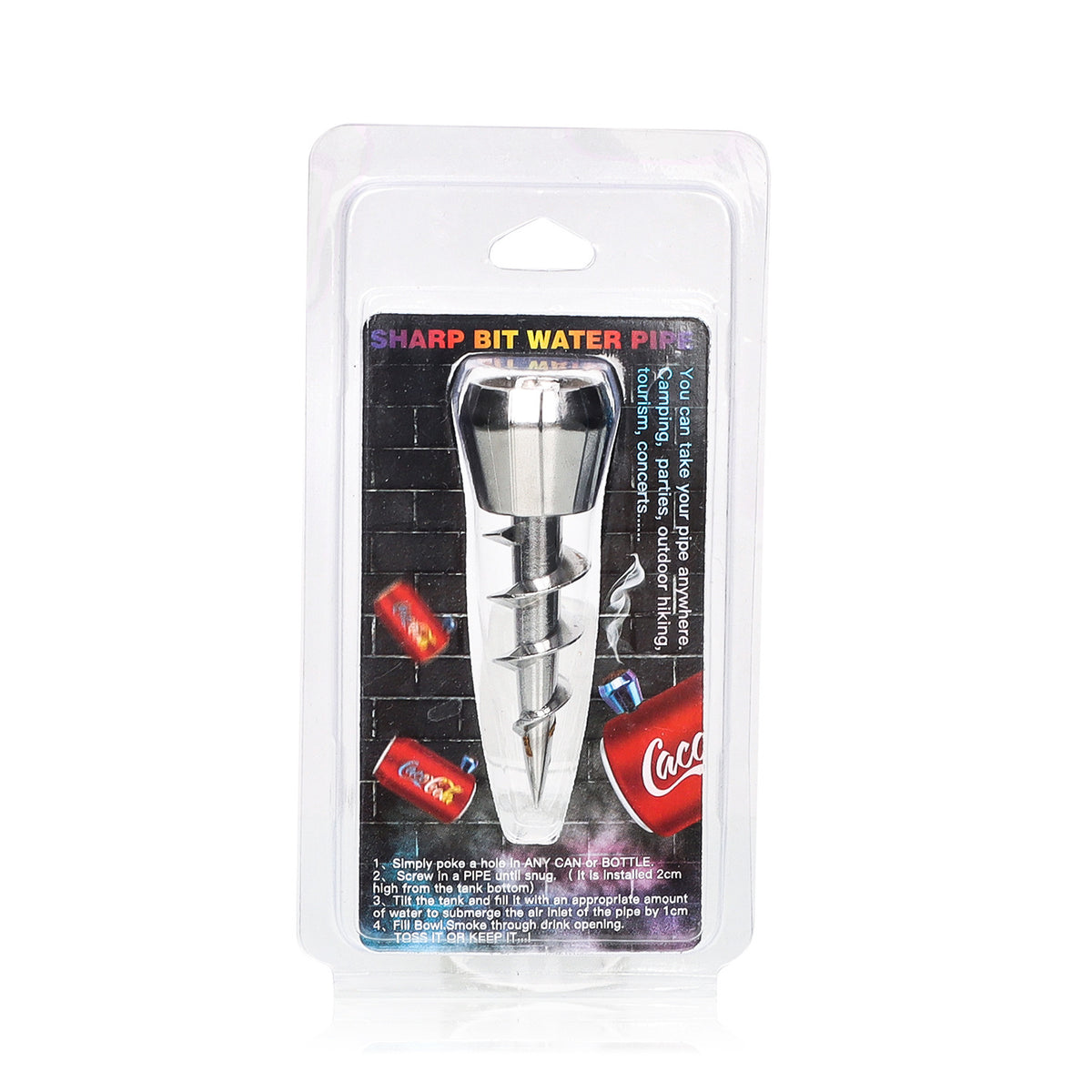 23mm métal forme de vis Hookah Metal Gun Head Accessoires