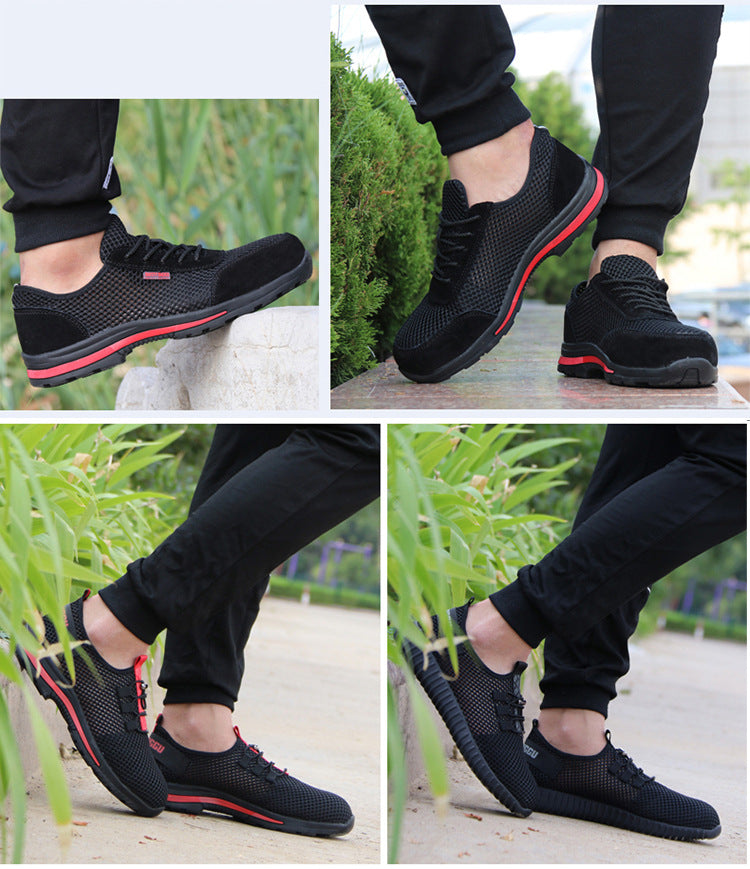 Chaussures anti-smashing et protection contre la perforation sont respirantes