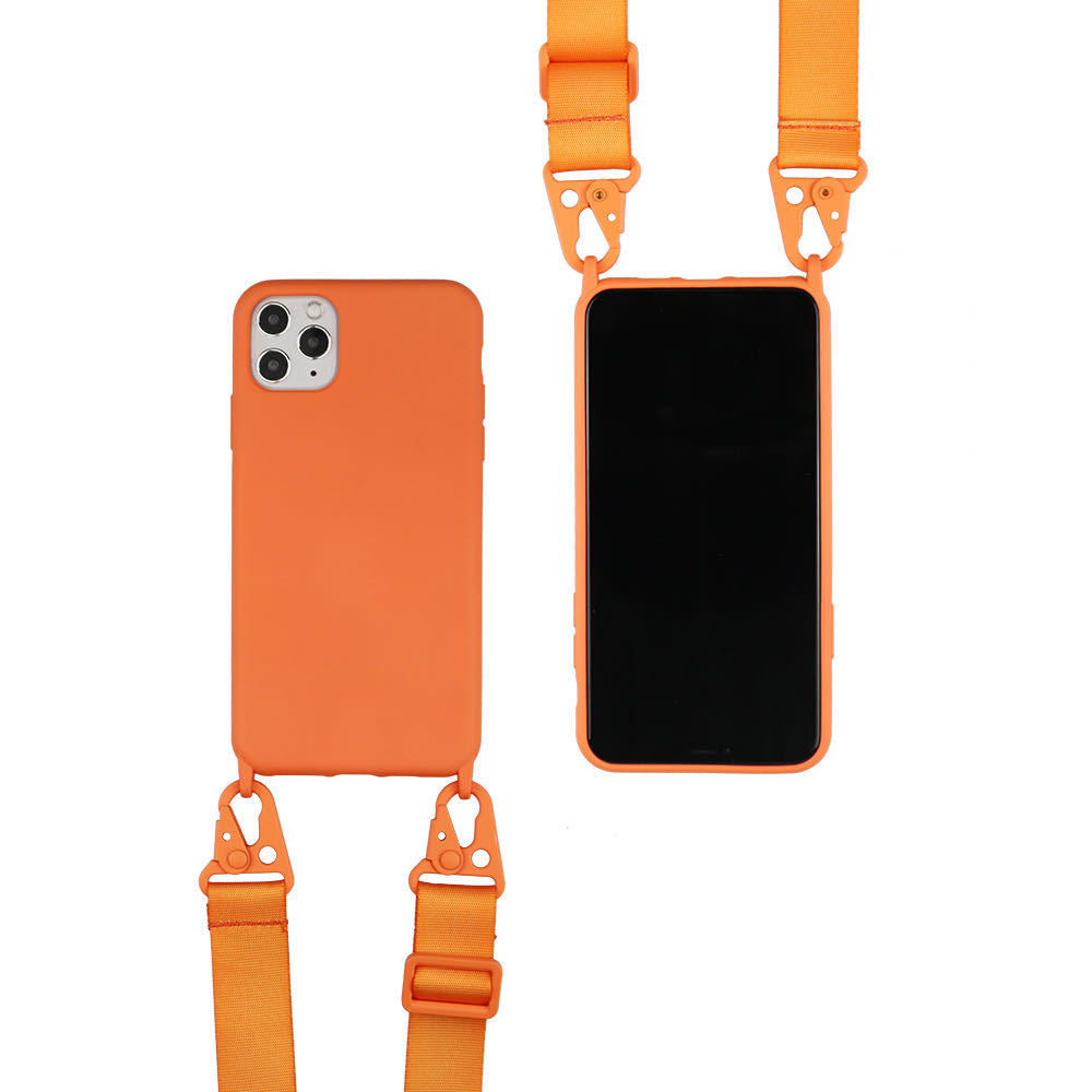 Cas de téléphone à élingue en silicone