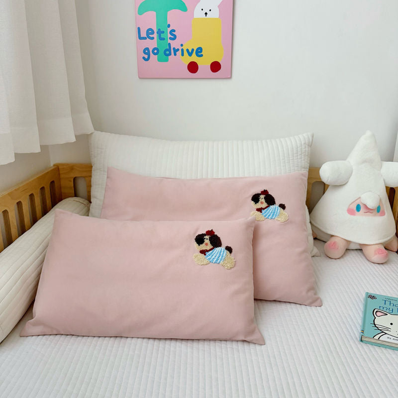 Baby-grade pure cotton brushed pillow
