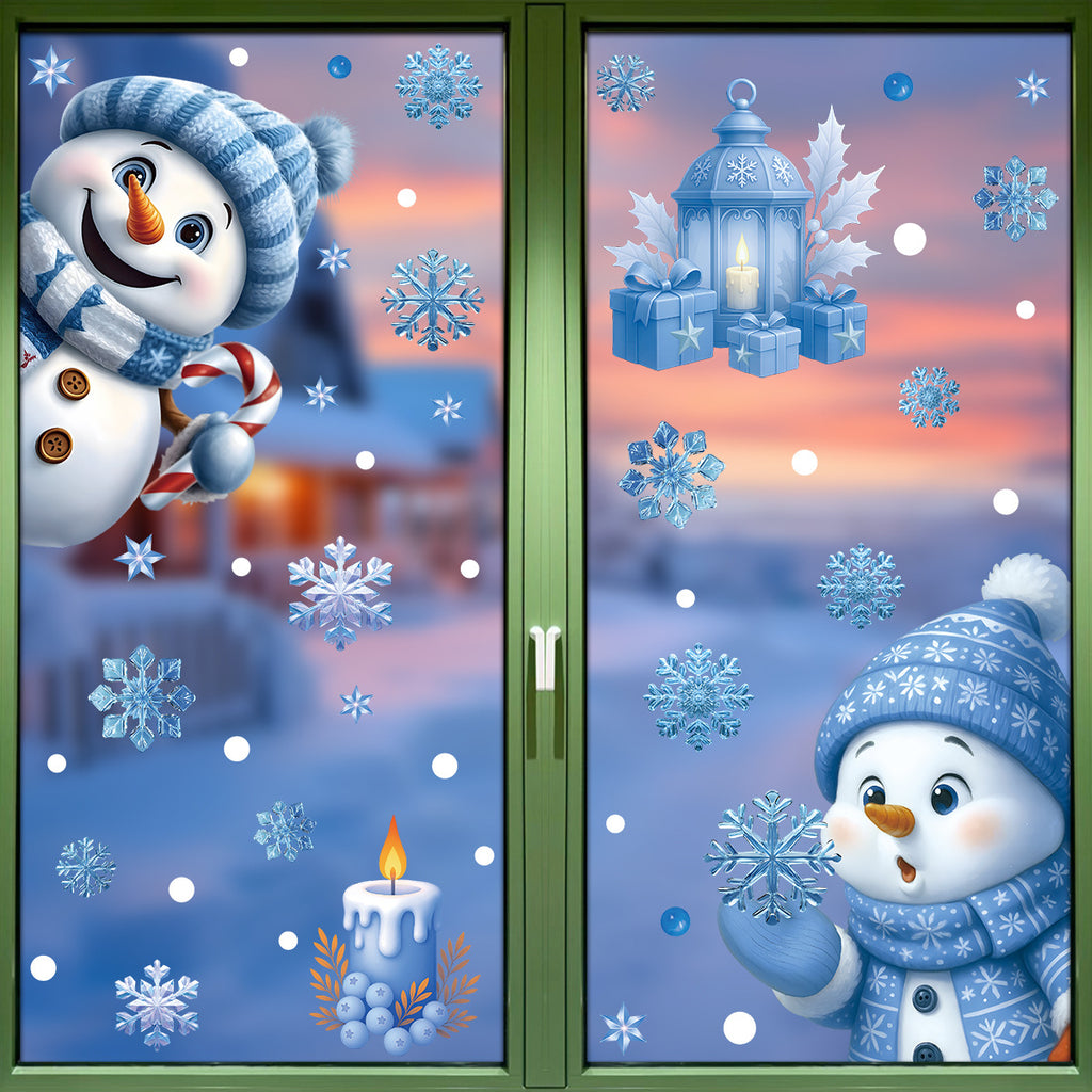 Parti de Noël Sticker décoratif en verre créatif