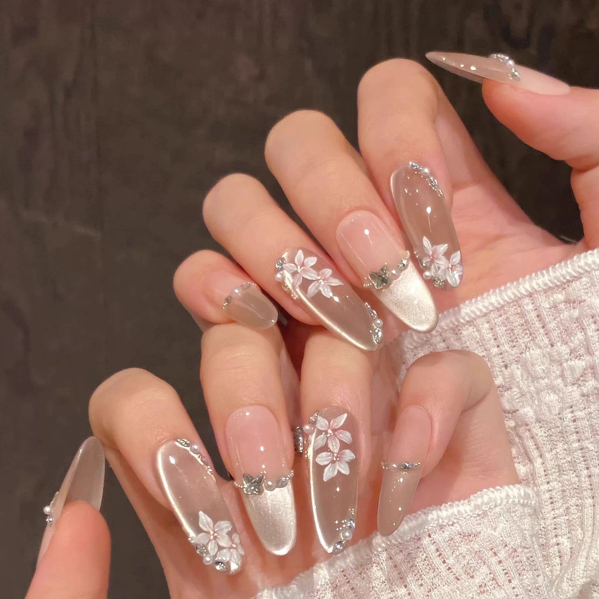 High-end Fair Toning Nails Entirely Handmade