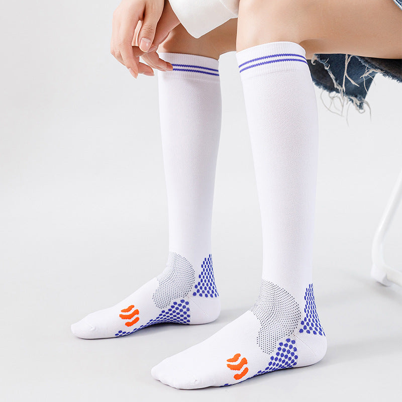Chaussettes de compression de football extérieur pour hommes et femmes