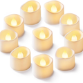 Bougies de lumière de thé LED sans flamme 24 Pack de batterie