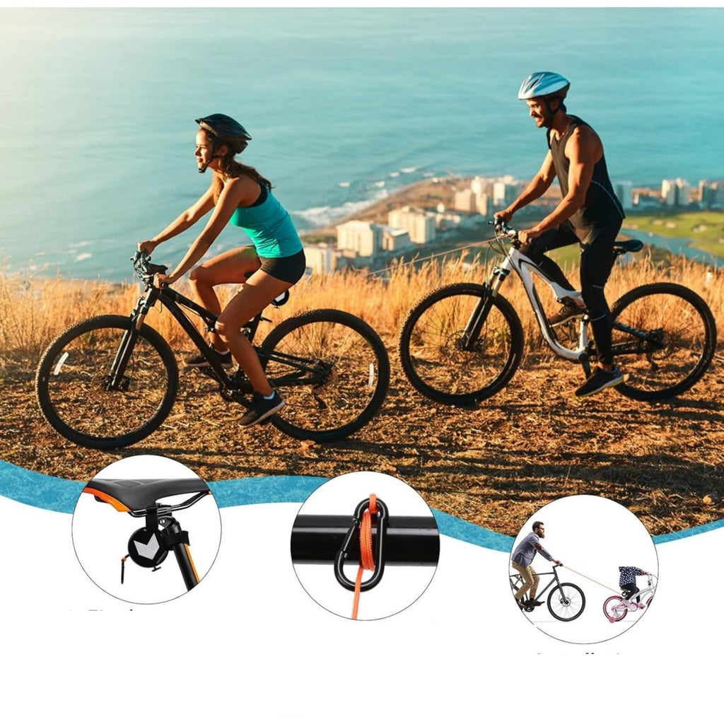 Câble de remorquage de vélo - Système de transport de vélo réglable