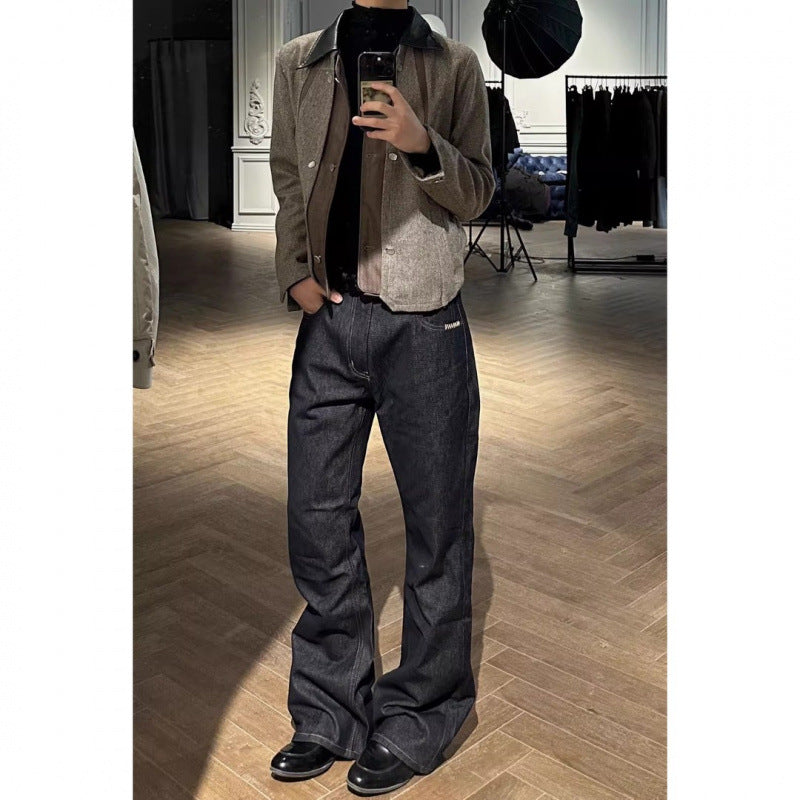Jeans denim lavés polyvalents d'été pour les garçons