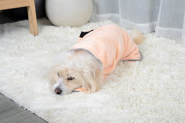 Sèche-linge rapide Serviette de bain absorbante chien peignoir Serviette de bain de chien pour chiens chats microfibre